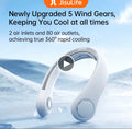 JISULIFE Portable Neck Fan